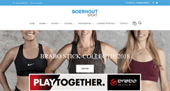 Desktop Screenshot of boerhoutsport.nl